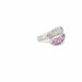 Bague 49 Bague Toi et Moi or blanc diamants spinelles 58 Facettes 2-GS31338-01