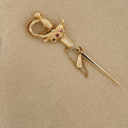 Broche Broche épée vintage 58 Facettes 34307