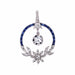 Pendentif Pendentif ancien platine saphirs et diamants 58 Facettes 24-305