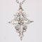 Collier Croix Basque ancienne argent et sa chaine 58 Facettes CVCO35