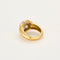 Bague 54,5 Bague or jaune et gris et diamant 58 Facettes RAM2669