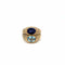 Bague 53 BULGARI - Bague en or double Baccellato, topaze bleue et iolite 58 Facettes