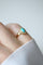 Bague 47 Ancienne Bague Marguerite Or Jaune, Turquoise, Diamants 58 Facettes