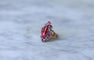 Bague 53 Bague Marquise Ancienne Or Rose et Grenats de Perpignan 58 Facettes