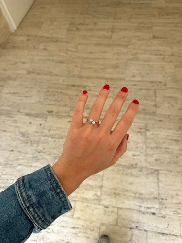 Bague 53 Bague en diamant Toi & Moi vers 1900 58 Facettes