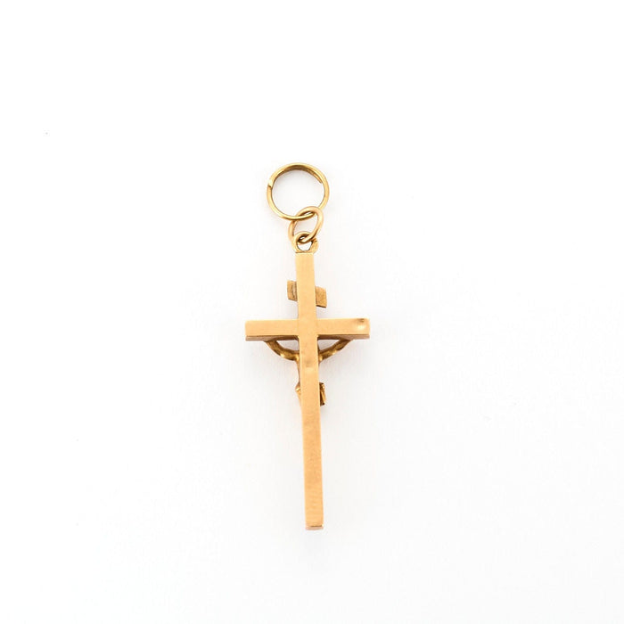 Pendentif Pendentif croix or jaune 58 Facettes LP877/3