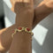 Bracelet Bracelet en or jaune avec corail rouge 58 Facettes 39982