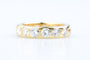 Bague 49 Alliance complète diamant 3,50 ct (G /VS1) en or jaune 58 Facettes DALLDTSGVE366-10