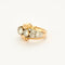 Bague 59.5 Bague en Or jaune, platine et Diamants 58 Facettes CHAL0518