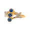 Bague 52 Bague  Or jaune Saphir, Diamant 58 Facettes 3860534RV