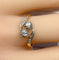 Bague 54 Bague toi et moi en or 18 carats en diamants, vers 1900 58 Facettes AB553