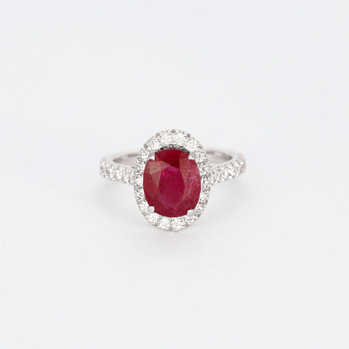 Bague 51 Bague rubis et diamants 58 Facettes