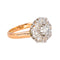 Bague 49 Bague Marguerite Or rose, Platine Diamant 58 Facettes 3904849CN