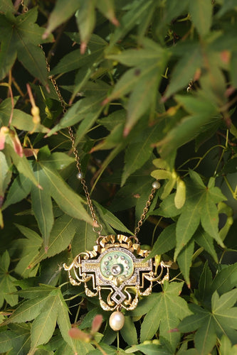 Collier Brillance Belle Époque : Collier et broche Masterwork 58 Facettes 20198-0036