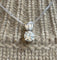Collier Collier or blanc solitaire diamant 0,52 carat 58 Facettes