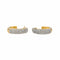 Boucles d'oreilles Boucles d'oreilles Demi créoles Or jaune, Or blanc Diamant 58 Facettes 3855444CN