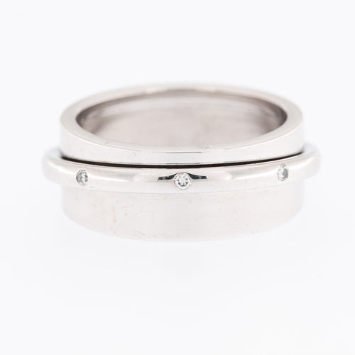 Bague 52.5 DINH VAN - Bague Eternité cinétique diamants 58 Facettes