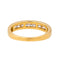 Bague 54 Bague  Demi alliance Or jaune Diamant 58 Facettes 4098652RV