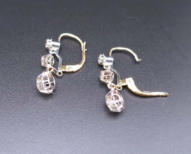Boucles d'oreilles Boucles d'Oreilles Dormeuses Diamants 58 Facettes