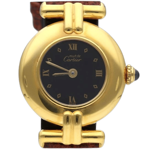 Cartier Colisée Saat Altın kaplama gümüş 