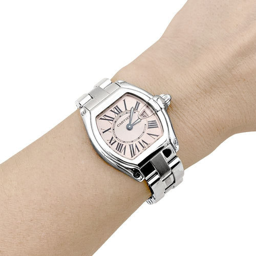 Montre Montre Cartier, "Roadster", acier. 58 Facettes 35136