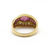 Bague 54 Bague or jaune rubis et diamants 58 Facettes 180112R