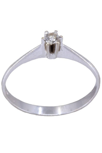 Bague 56 Solitaire diamant 58 Facettes 085681