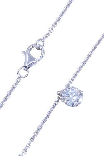 Collier COLLIER DIAMANT SOLITAIRE 0.65 CARAT 58 Facettes 078021