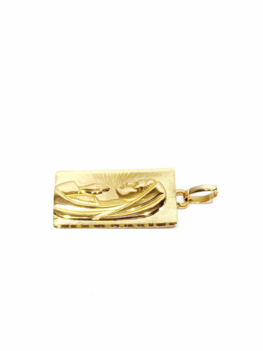 Pendentif Médaille de la Vierge Marie en or rose 58 Facettes