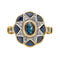 Bague 53 Bague Or jaune Saphir, Diamant 58 Facettes 2662685CN