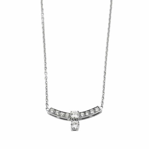 Collier Collier pendentif diamants 58 Facettes