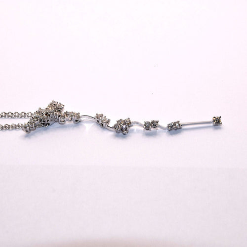 Collier collier en or blanc et diamants DAVITE E DELUCCHI 58 Facettes 0002