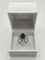 Bague 55 Bague marguerite or blanc, saphir, diamants 58 Facettes 00032901