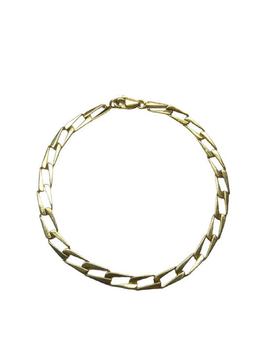 Bracelet Bracelet en or jaune 18 carats, maille cheval 58 Facettes 507/1