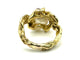 Bague 57 GILBERT ALBERT. Bague or jaune 18K, perle et diamant 58 Facettes