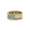 Bague 54 Bague Bandeau - Or jaune & Pavage Diamants 58 Facettes 250433R