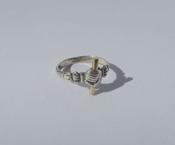 Bague 52 Arthus Bertrand - Bague Gage de Fidélité or et argent 58 Facettes