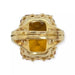 Bague 47 Bague or jaune citrine 58 Facettes 330066965