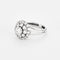 Bague 49 Bague en or blanc, diamants 58 Facettes LJ33