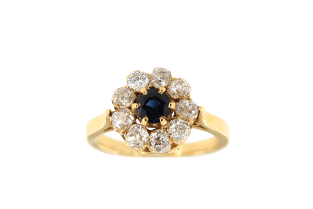 Bague 52 Bague Marguerite Saphir 58 Facettes 4172l