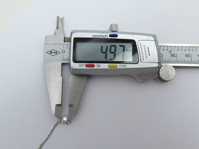 Collier collier DINH VAN le cube diamant 608113 en or blanc 18k + boite 58 Facettes 272302