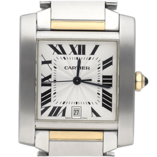 Montre Cartier Montre Tank Française Gm 58 Facettes MT43899
