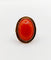 Bague 43 Bague cocktail or rose, cabochon de corail, Art Déco 58 Facettes A06379