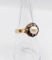 Bague 56 Bague marguerite antique or rose 18k perle et diamants taille roses (circa 1900) 58 Facettes A06199