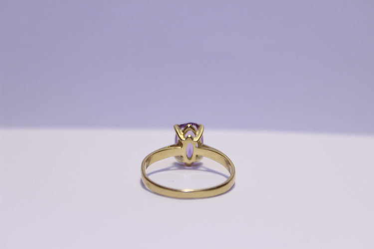 Bague 52 Bague Or Améthyste 58 Facettes