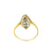 Bague 54 bague en or et platine avec diamants 58 Facettes A1561