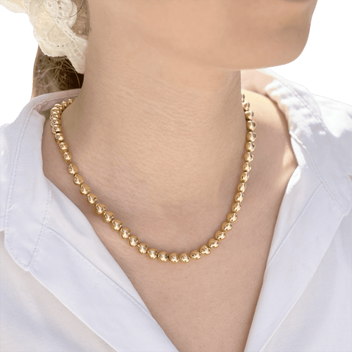 Collier Collier « Cœurs » or jaune. 58 Facettes 34555