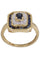 Bague 50 BAGUE STYLE ART DECO SAPHIRS ET DIAMANTS 58 Facettes 083511