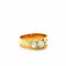 Bague Vintage Or jaune et Diamants - 1970 58 Facettes 1.0000378/3