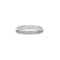 Bague 49 Alliance américaine or blanc diamants 58 Facettes 220418R